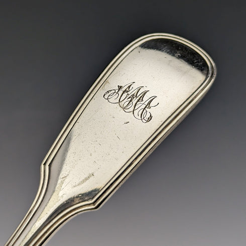 Late 19th Century British Antique Silver Plated Fish Server Set Mappin&Webb